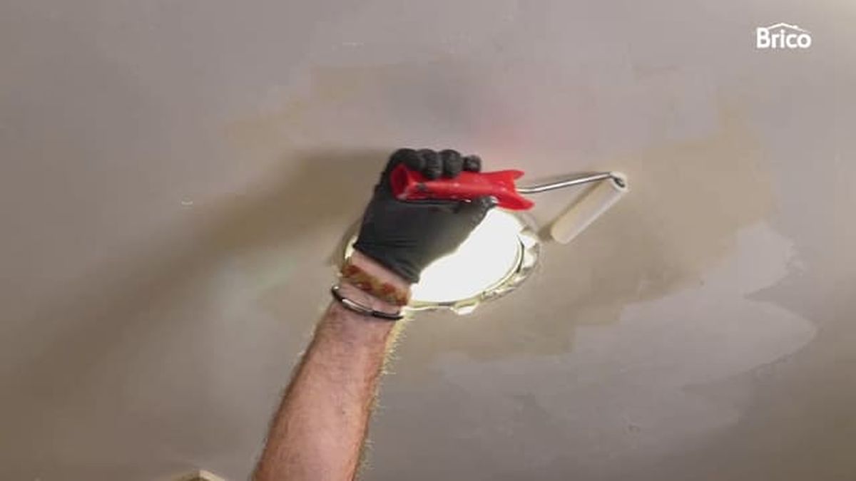 arreglar techo bano humedad desconchado paso 12