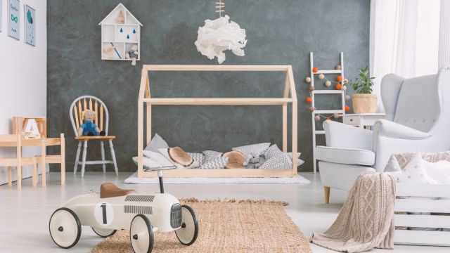 dormitorio infantil pared esponja