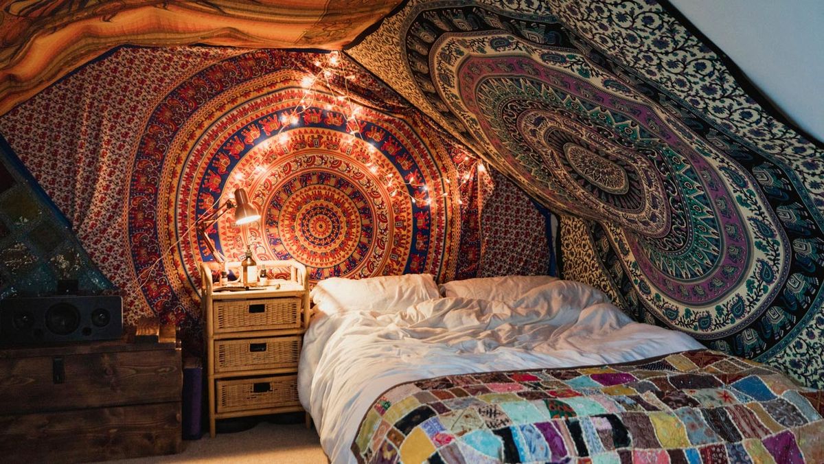 tapices mandalas decoracion hippie fuerte