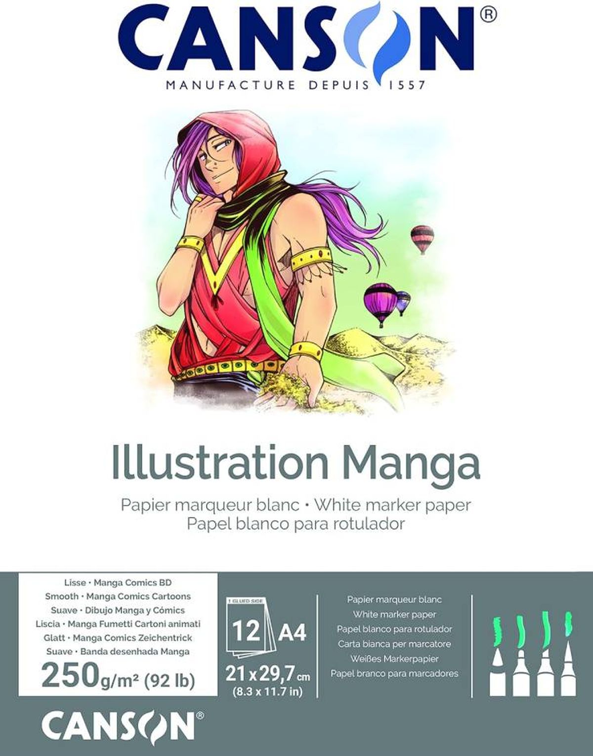 cuaderno ilustracion manga canson