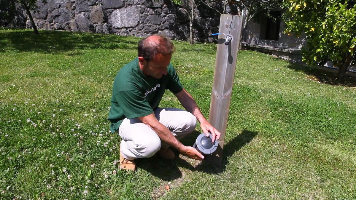 Toma de agua soterrada paso 1