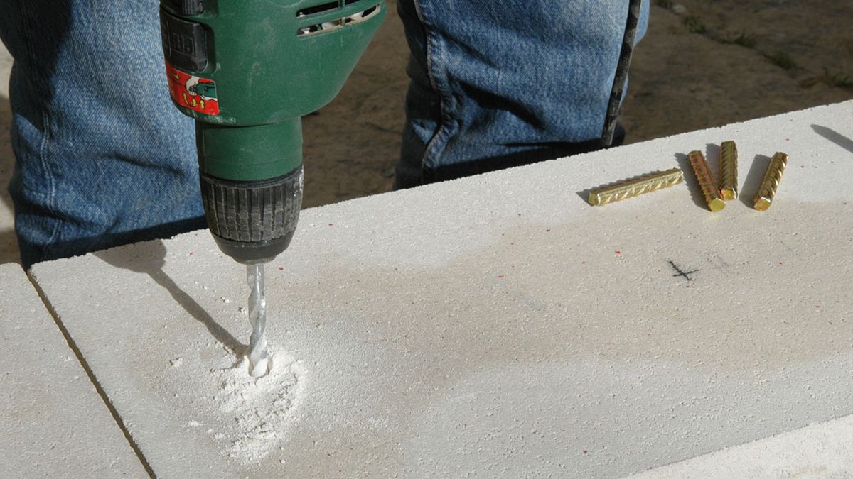 Muro con balaustrada paso 21