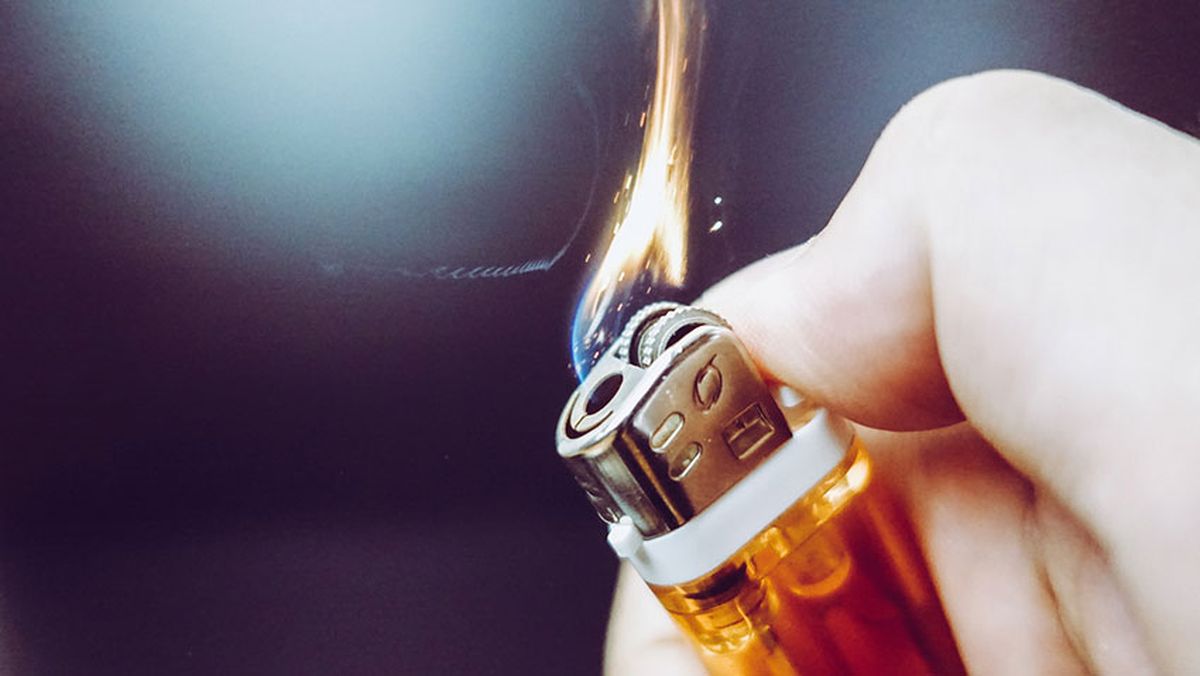 objetos degradarse mechero