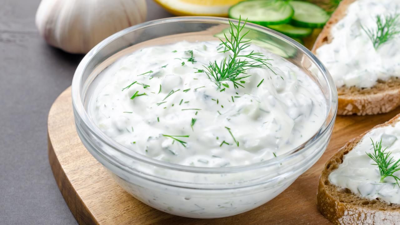 salsa de yogur