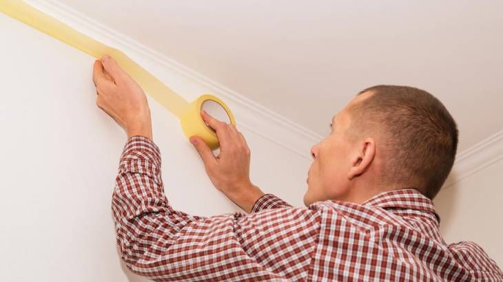 como pintar el techo proteger cinta carrocero