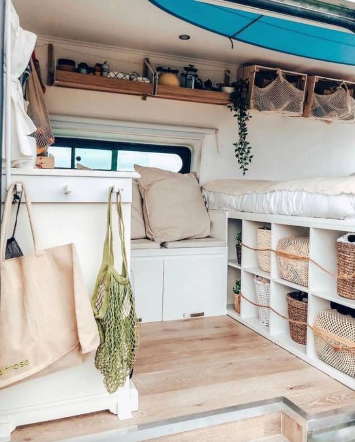 decorar interior furgoneta almacenamiento cama pinterest Lokoloko