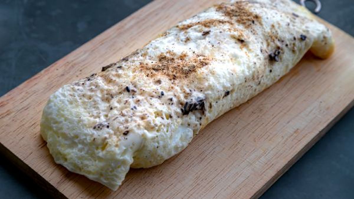 cenas con huevo wrap claras