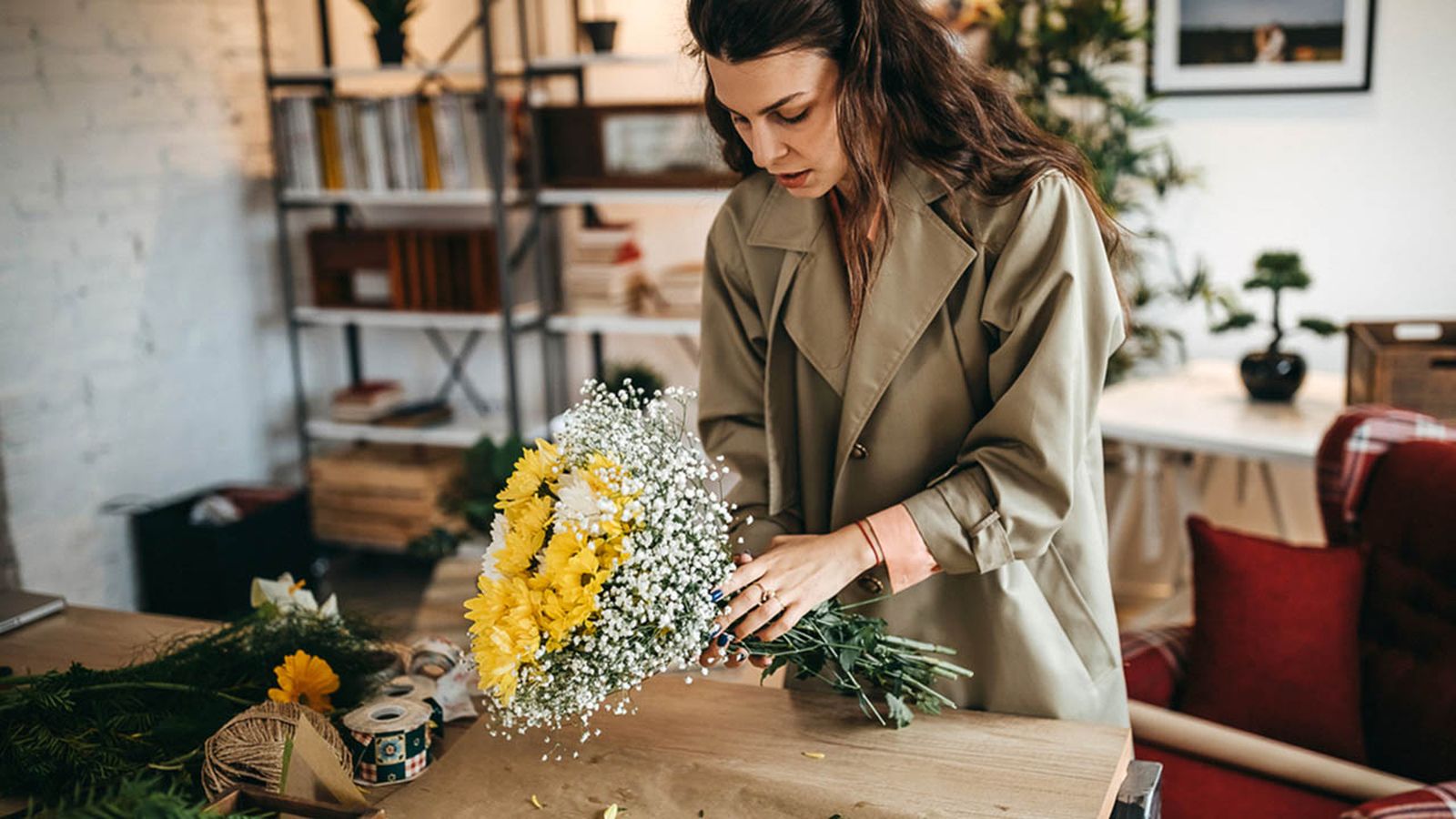 como hacer ramo flores casa xl