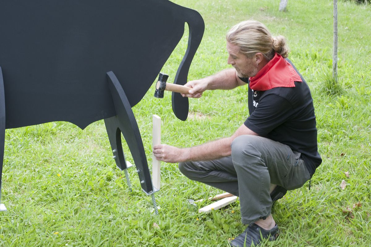 Toro para jardín paso 13