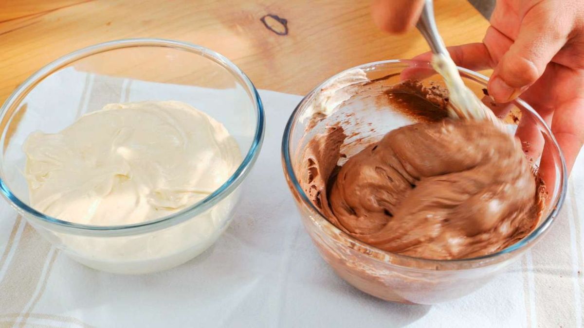 Bizcocho marmolado   Paso 4