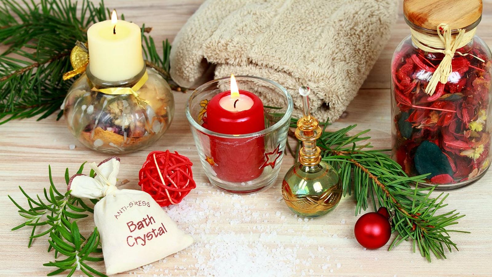 ideas decorar bano navidad