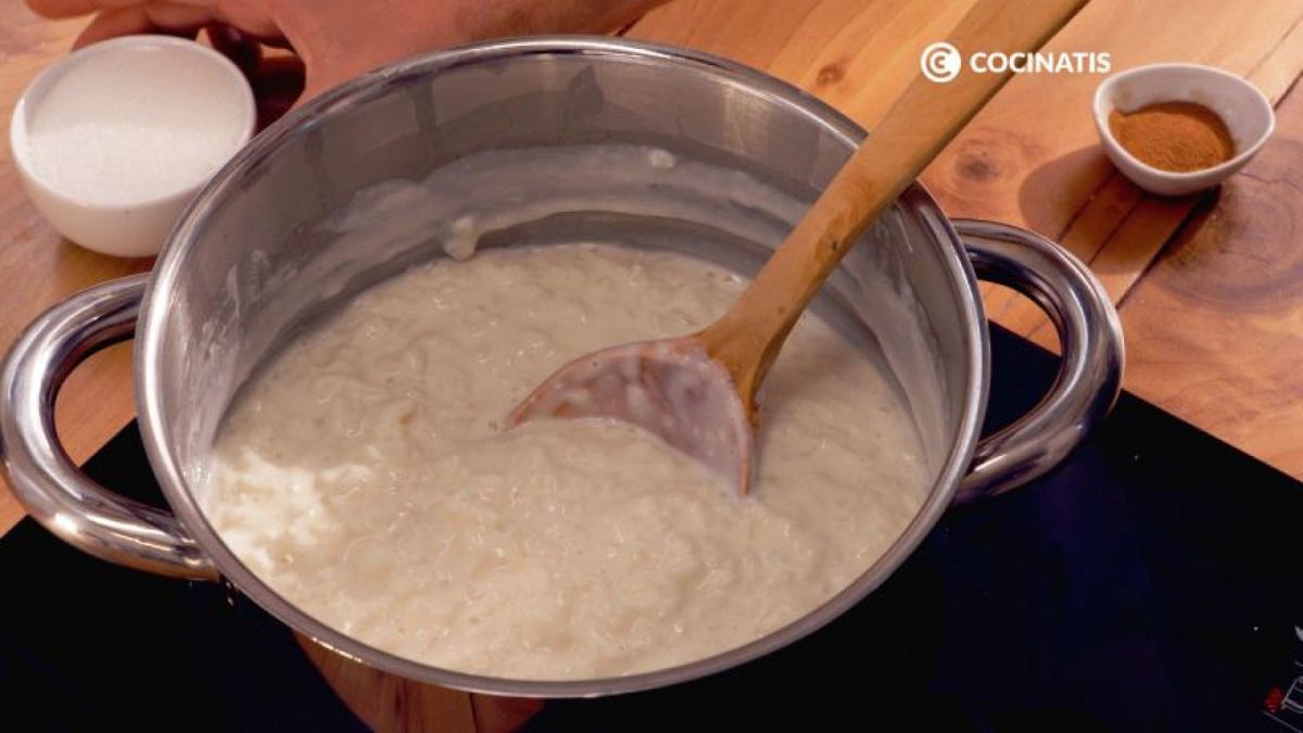 Cocemos el arroz con leche