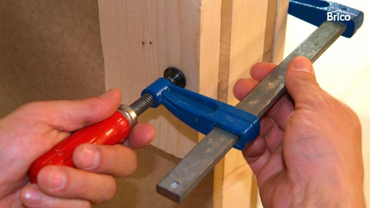 Tabique de madera paso 14