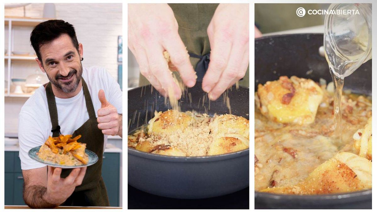 Aprovecha los restos de turrón y cava con esta receta de Joseba Arguiñano