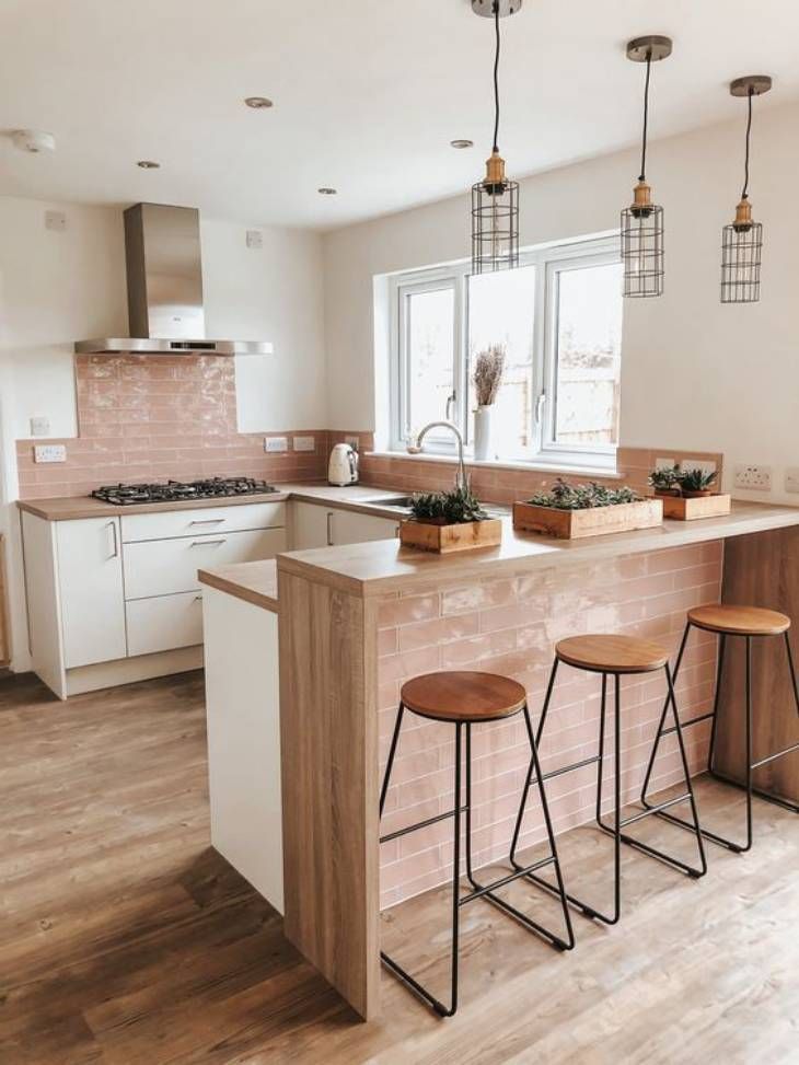 barra cocina abierta pinterest Real Homes