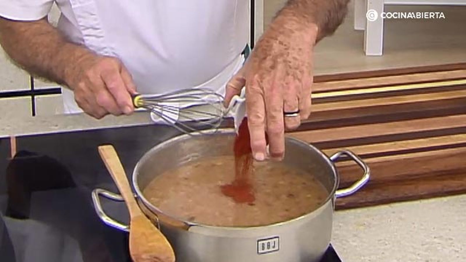 receta sopa pan berberechos ka paso 5