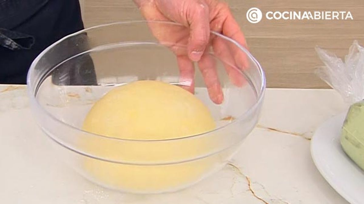 berlinas rellenas de crema pastelera chocolate caramelo te matcha receta joseba arguinano karl67760321 paso3