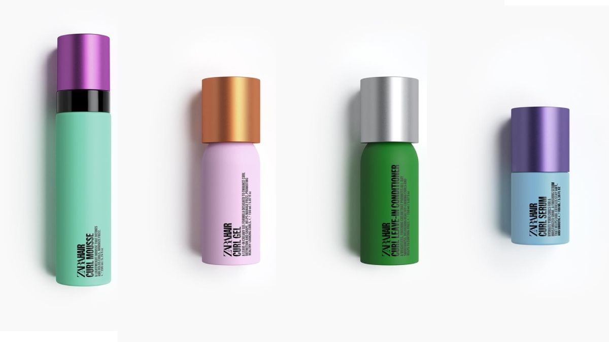 Los cuatro productos de la serie Curl Collection