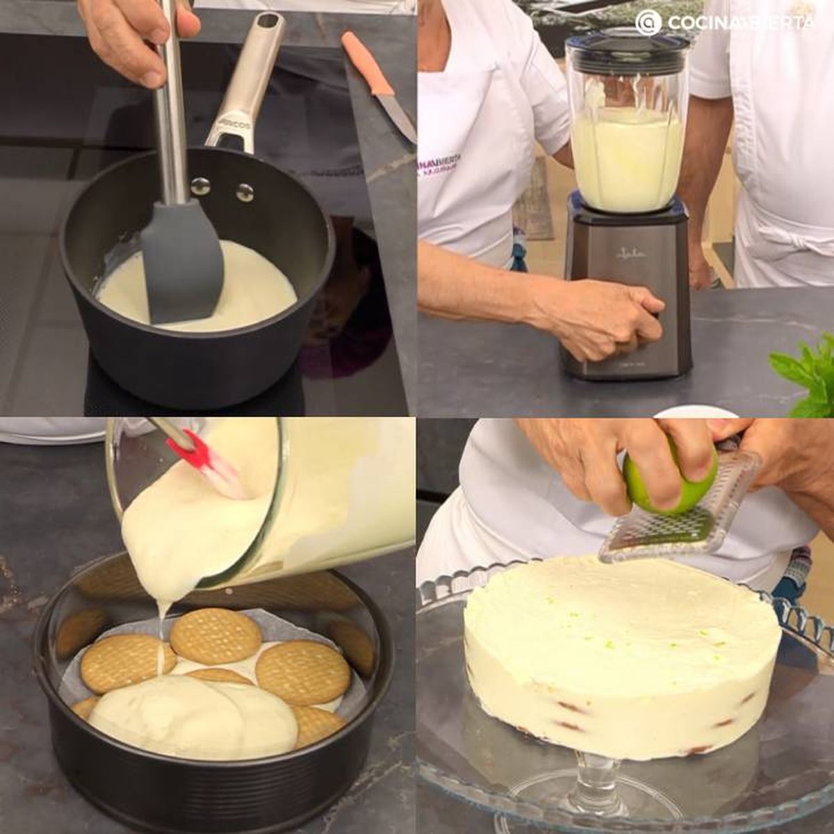 Paso a paso para hacer la tarta carlota de limón