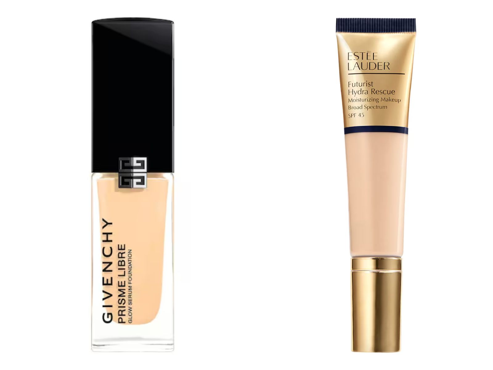 Bases de maquillaje de Givenchy y Estée Lauder