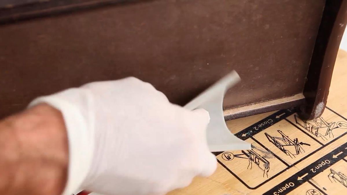 Como arreglar y pintar un revistero de madera paso 1