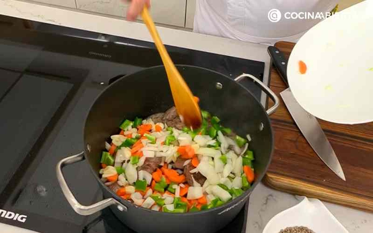 Incorpora las verduras