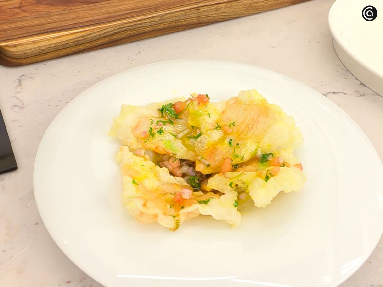 Gambas fritas con pico de gallo - paso 6