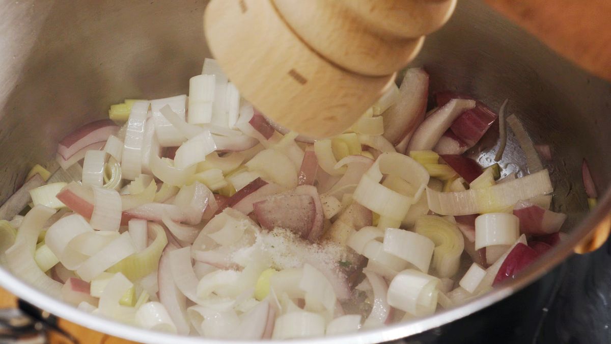 Crema de zanahoria y nueces de macadamia   Paso 1
