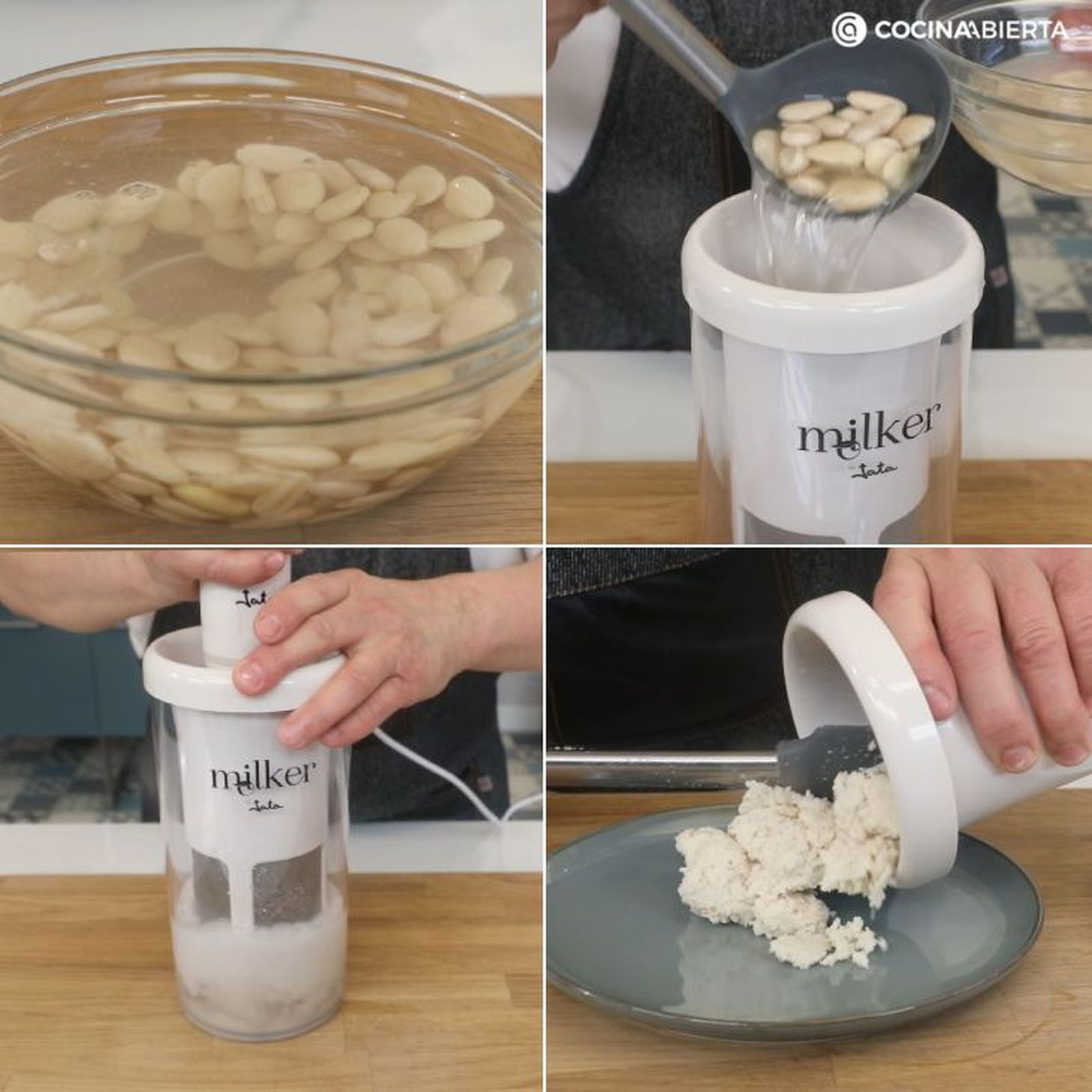 Cómo hacer leche de almendras y leche de coco con el Kit Milker de Jata