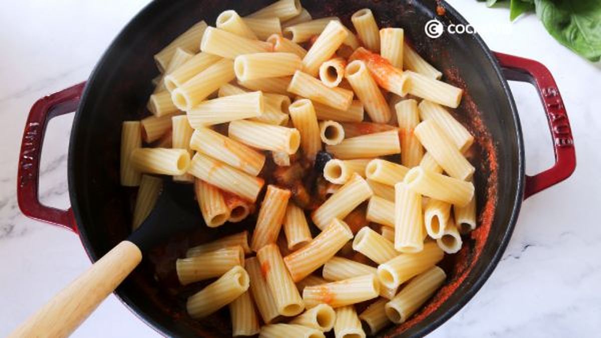 receta pasta alla norma paso 5