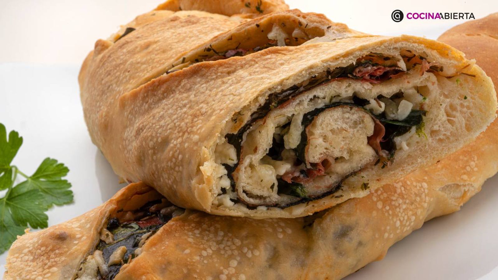 KARL7101 Pan espinacas jamon queso ja