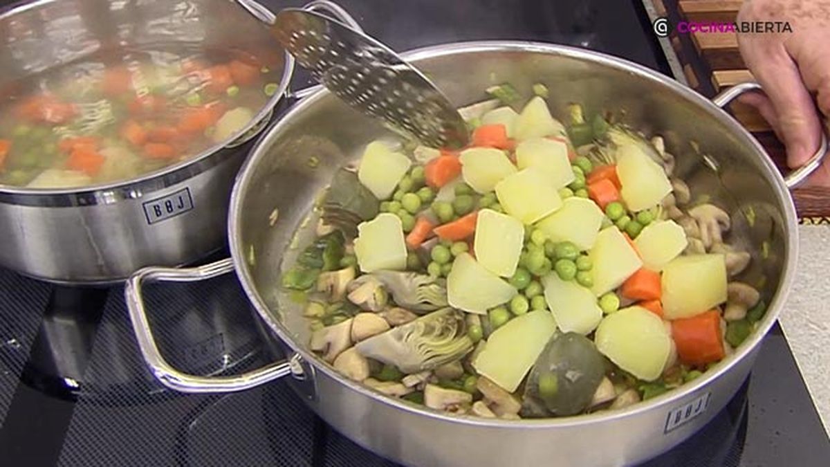 receta pescadilla rebozada menestra verduras ka paso8