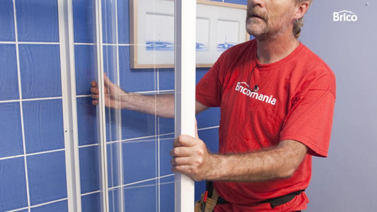 brico 0575 como colocar una mampara de banera paso 8