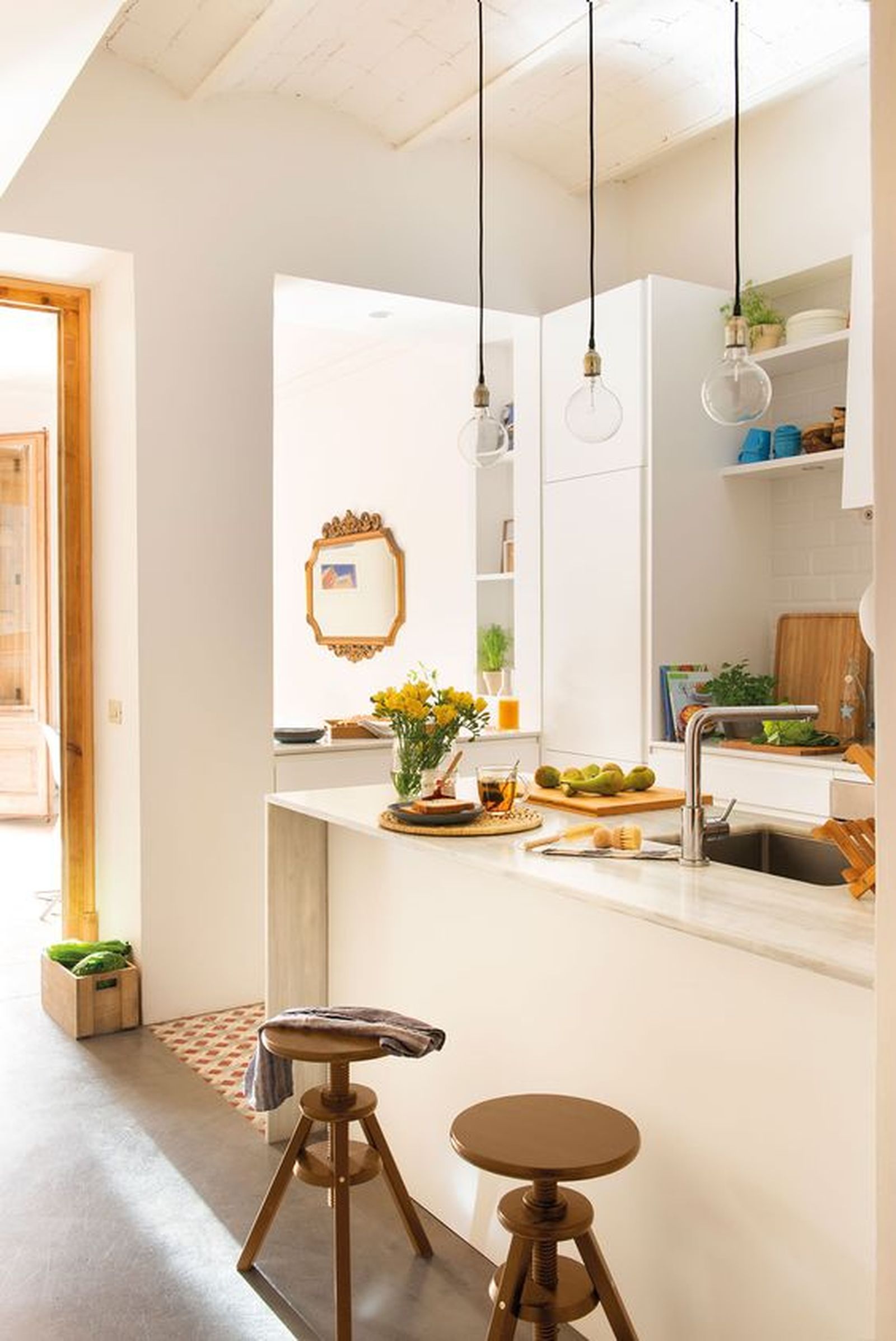cocina salon pasillo