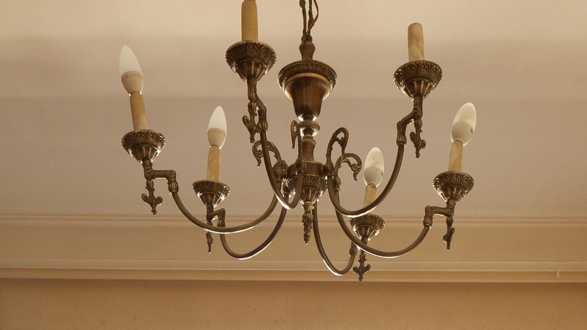 DEKO0707 pintasr lampara arana color verde limon antes