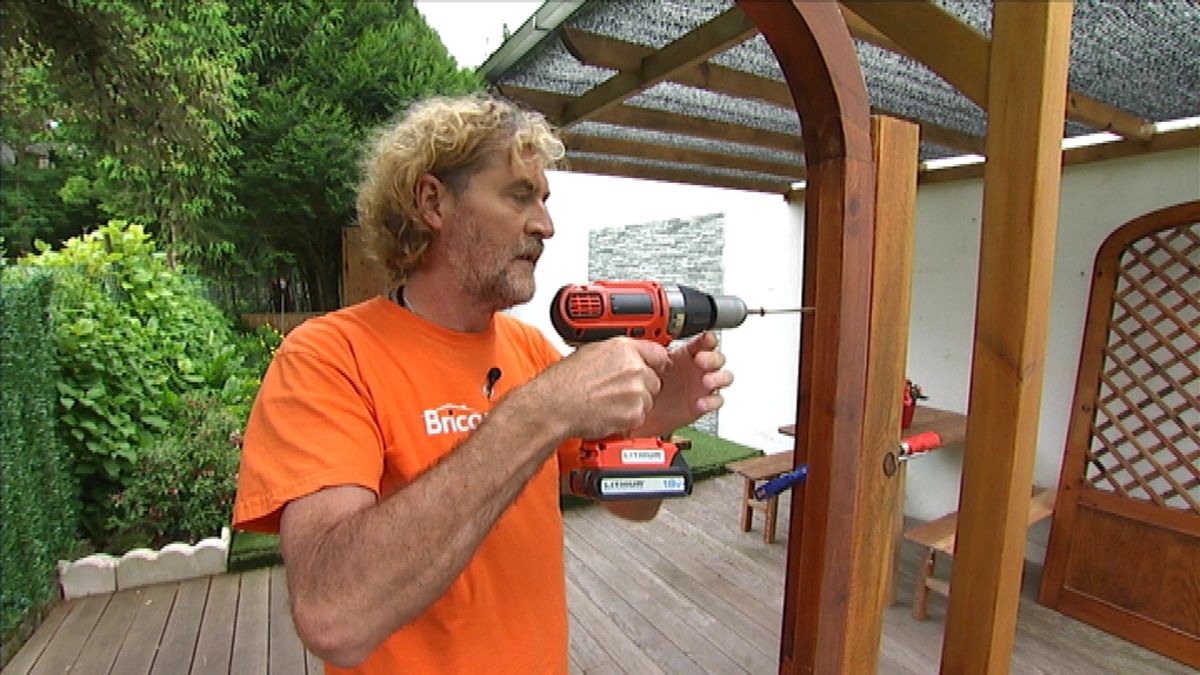 Puerta para la terraza paso 11