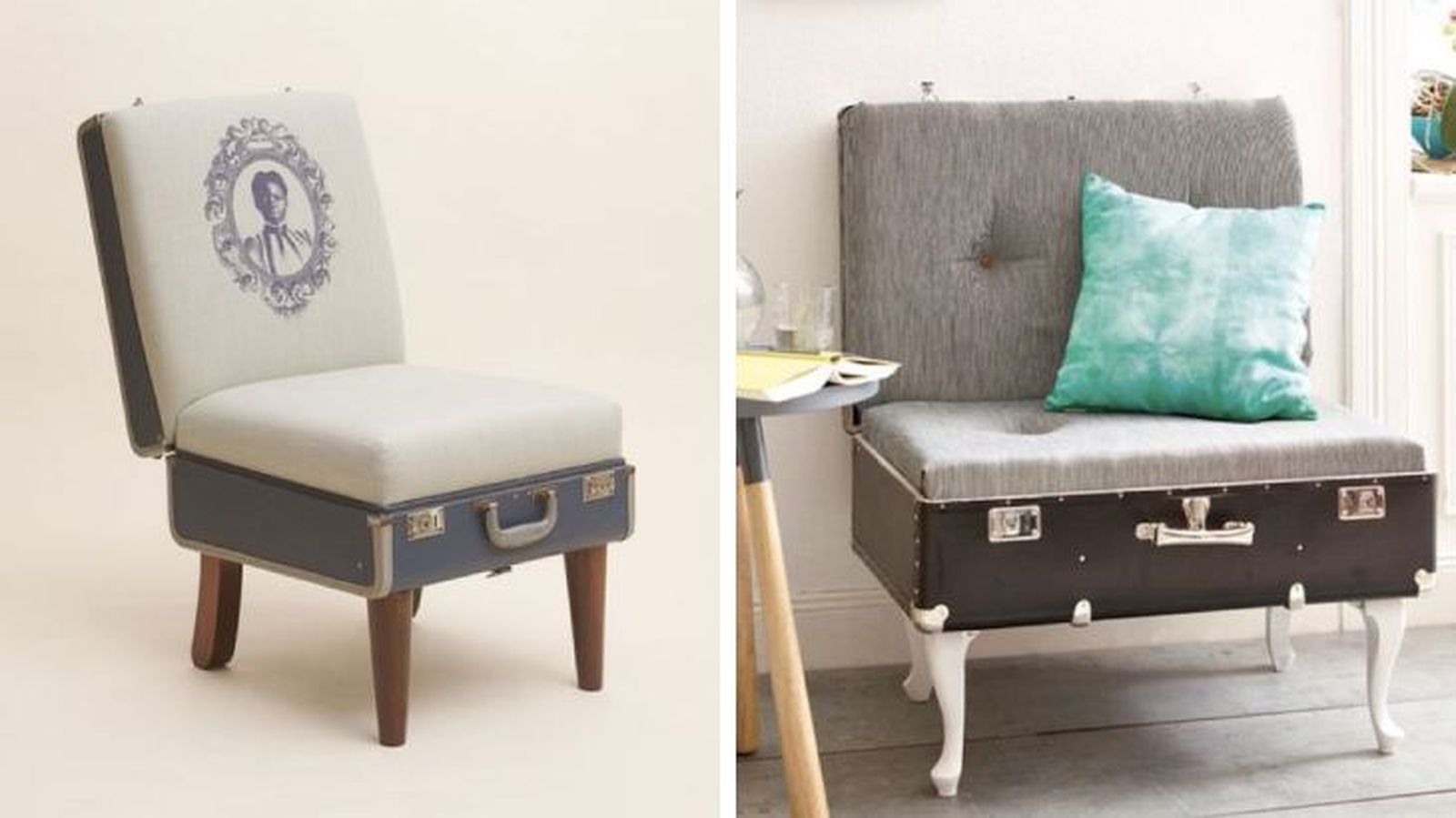reutilizar maleta sillon sofa