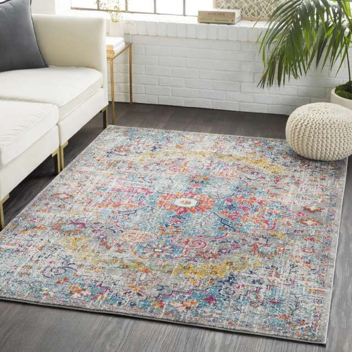 alfombra desgastada lou maisons du monde
