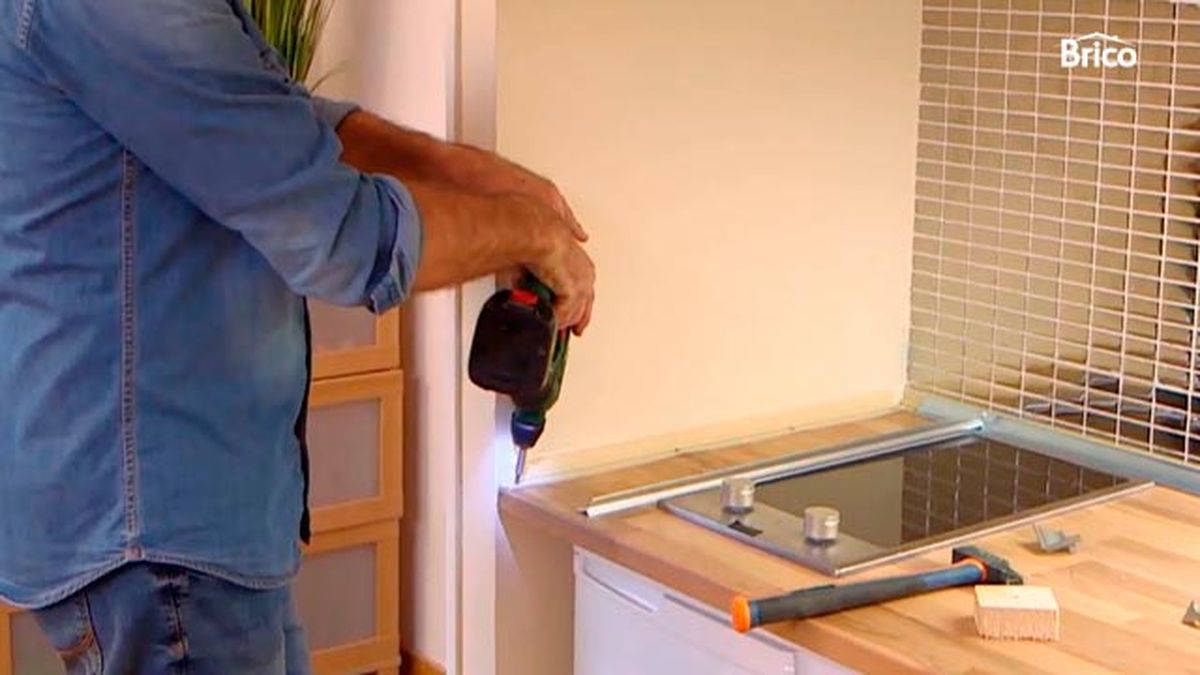 Instalar encimera de cocina de madera paso 16