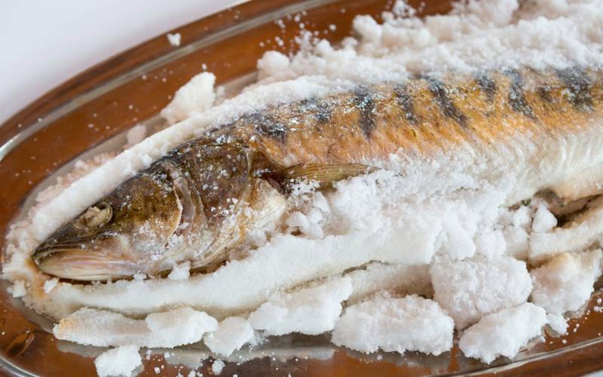 Pescado a la sal