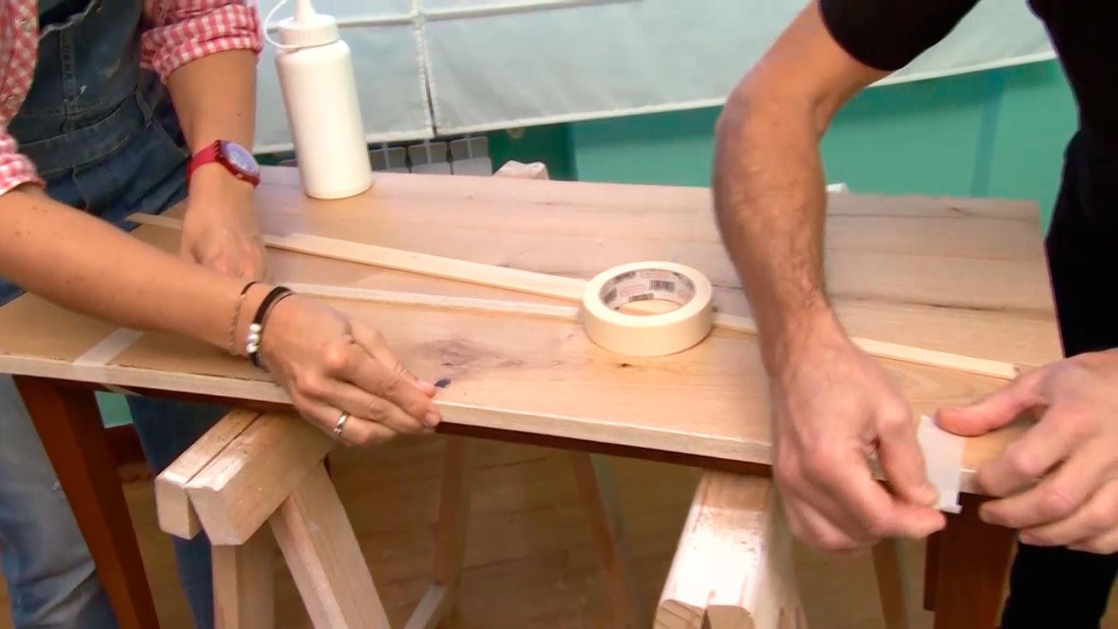 DEKO0707 hacer encimera madera mesa sala paso7