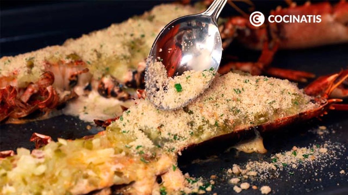 Receta de bogavante al horno  paso 5