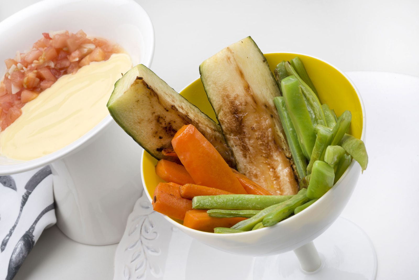 5828 1 Verduras a la plancha 2 salsas xl