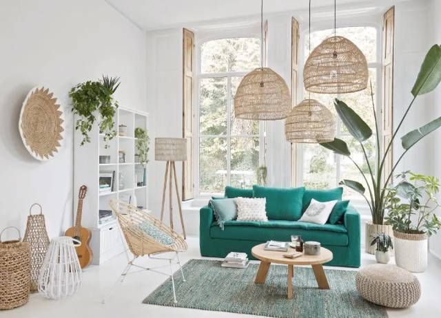 salon decorado complementos maisons du monde