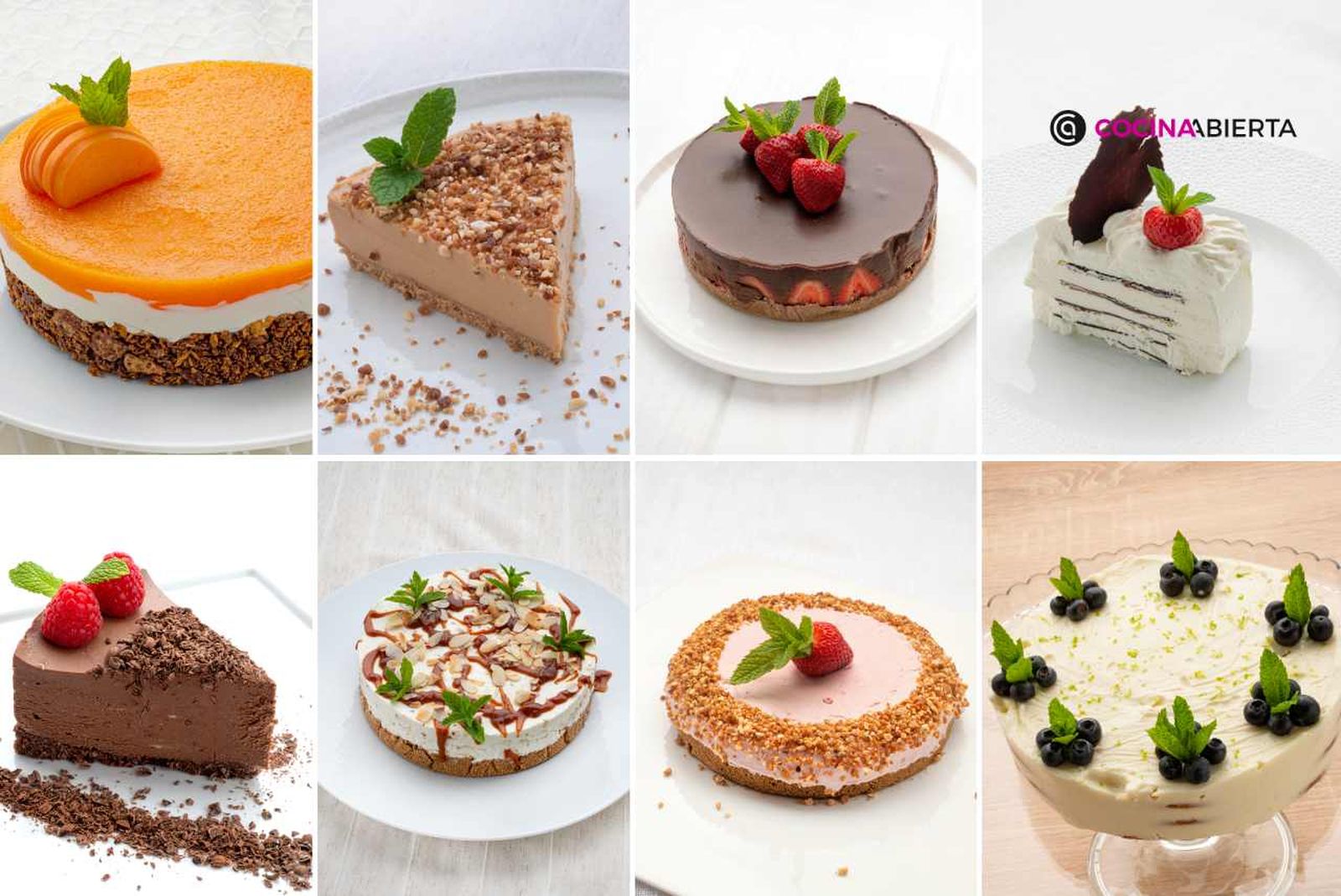 Recetas de tartas fáciles sin horno