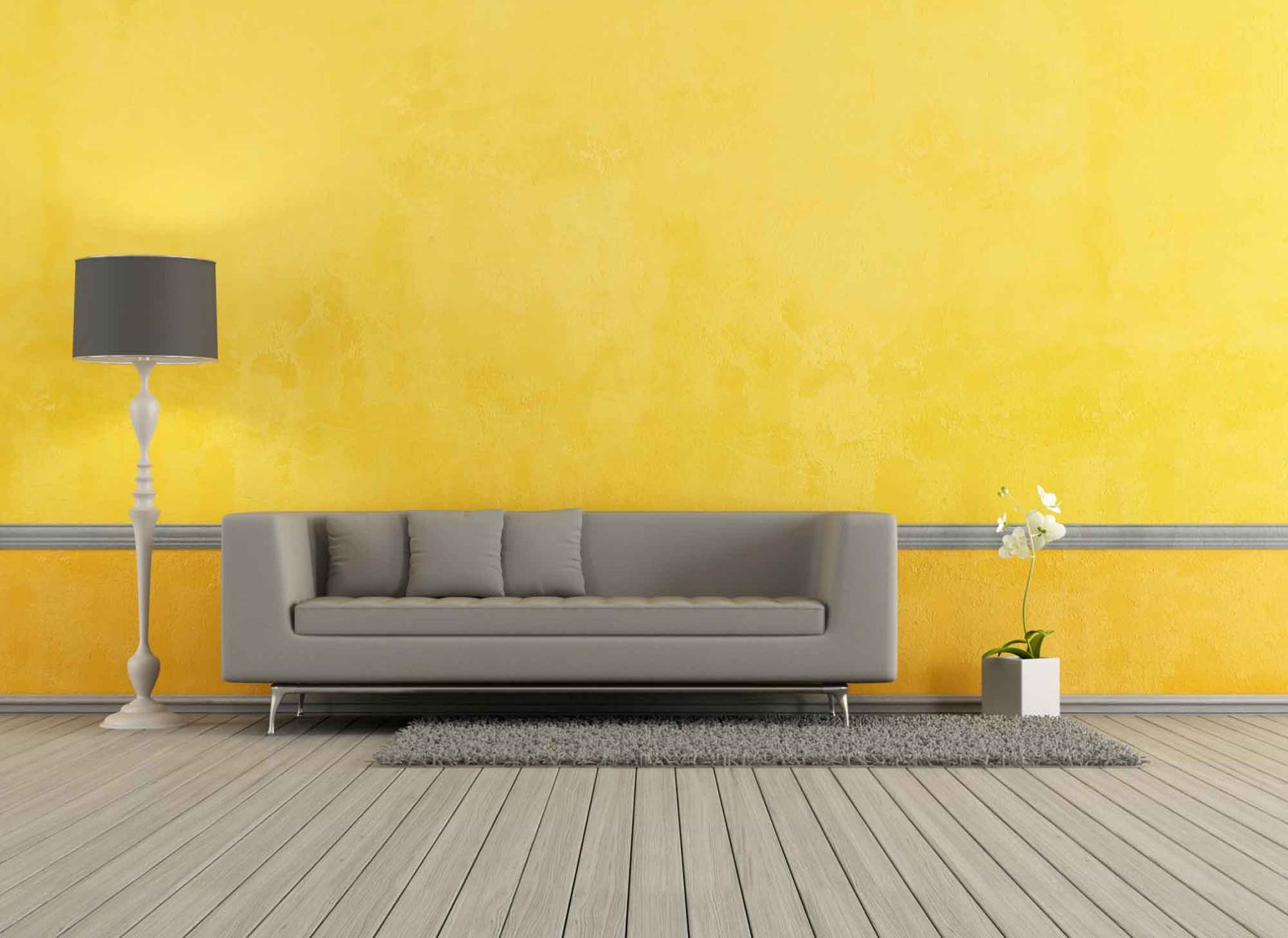 Sofá de color gris para el salón 4