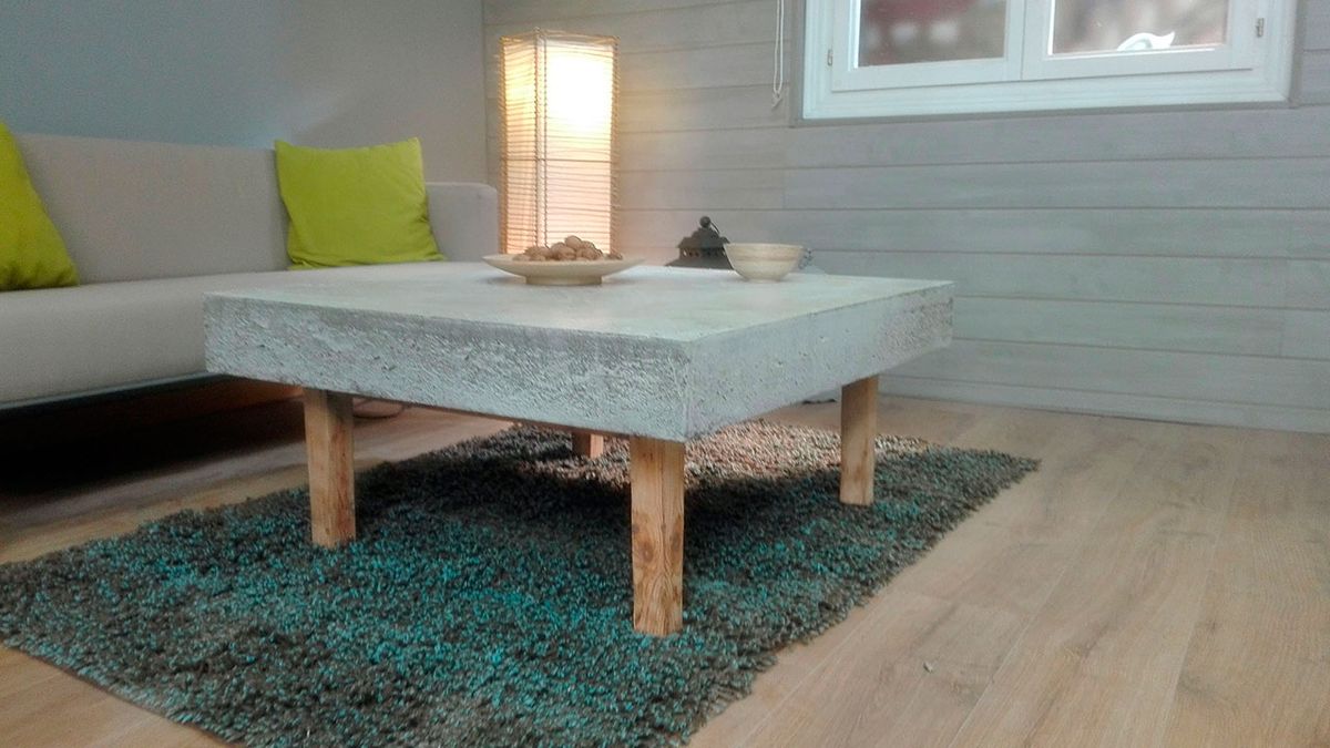 Hacer una mesa de centro de hormigón paso 10