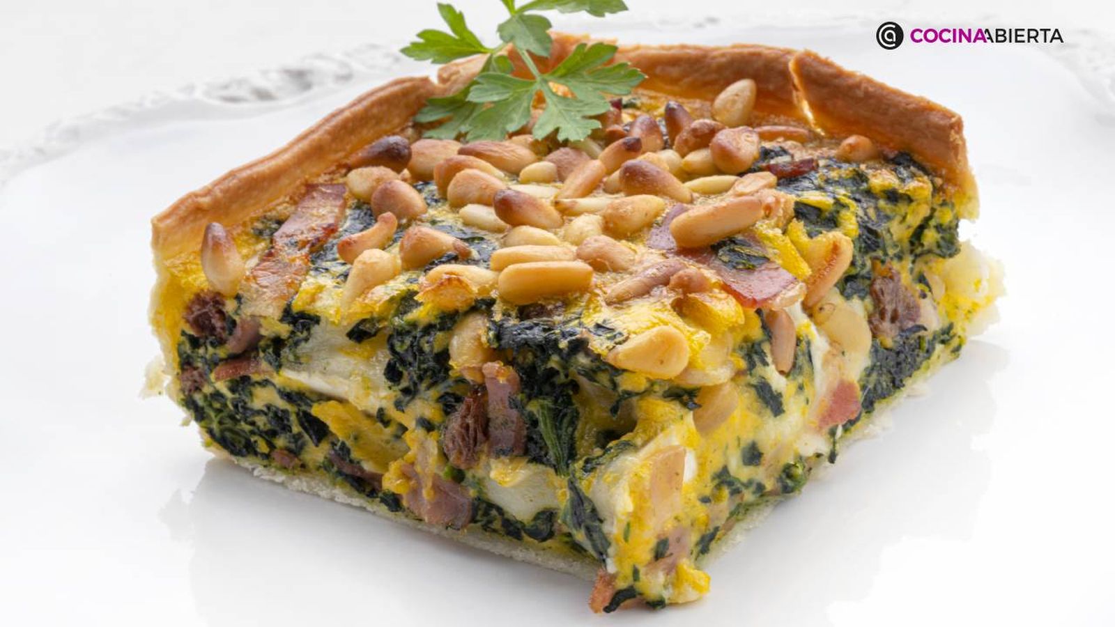 quiche espinacas