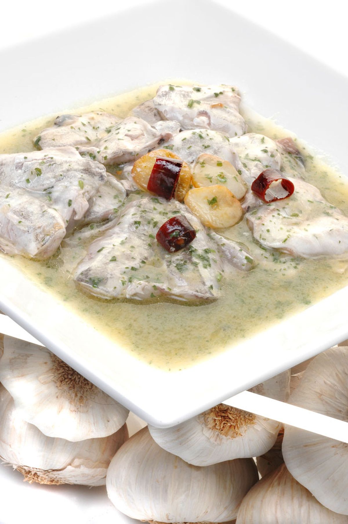 Kokotxas de merluza en salsa verde