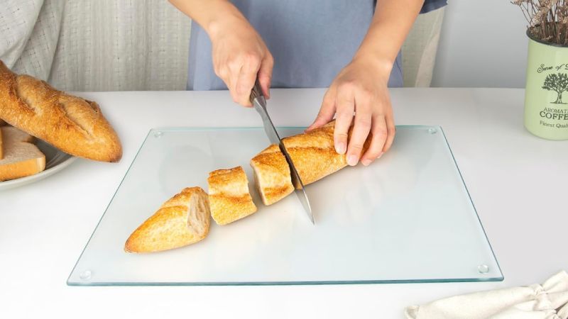 Tabla de cortar de vidrio templado